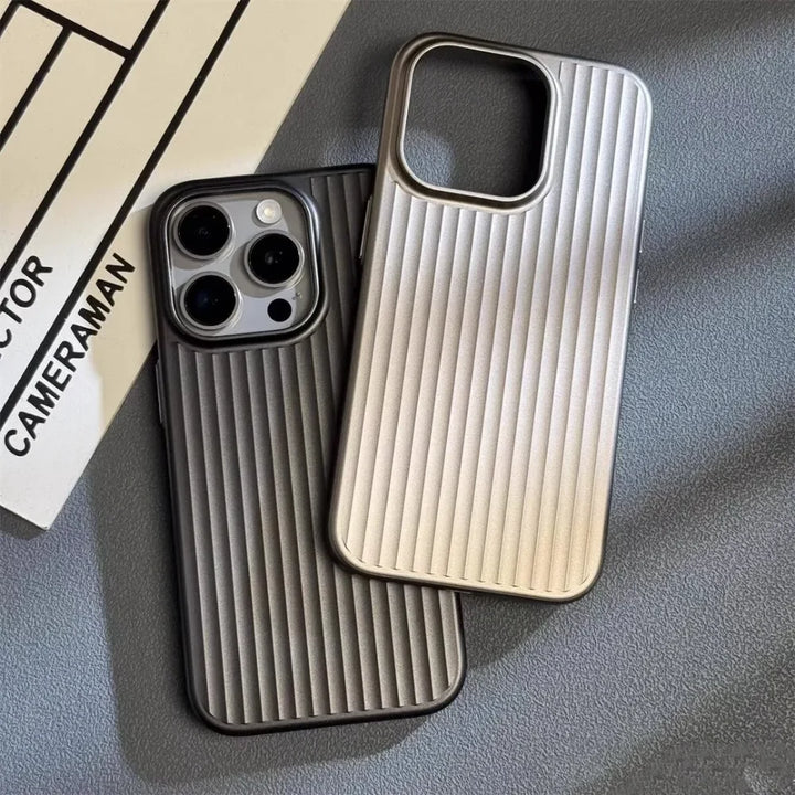 Phone Case Ribbed Hard Shell Protective Cover Design