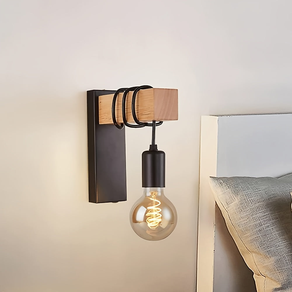 Modern Industrial Wall Sconce | E27 Base &amp; Metal Finish