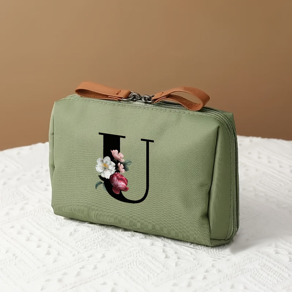 Makeup Bag Travel Cosmetic Organizer Mothers Day Letter Case