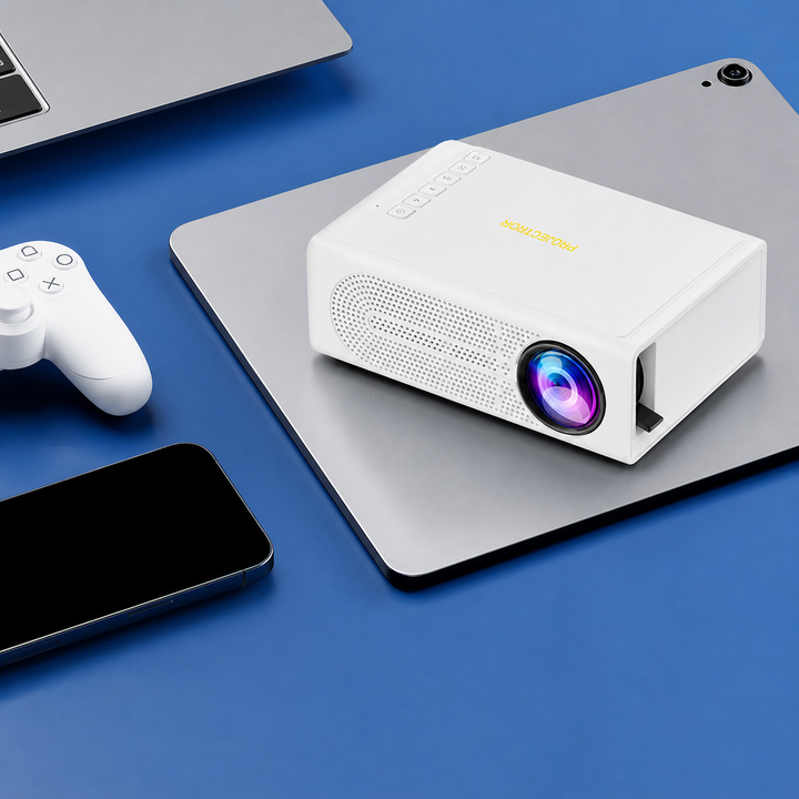Portable Mini Projector Movies Gaming 1080P Support