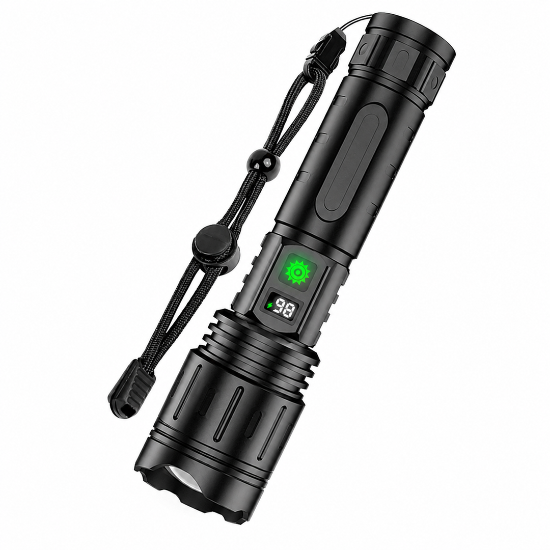 Flashlight Rechargeable LED Tactical Light Aluminum Outdoor Beam