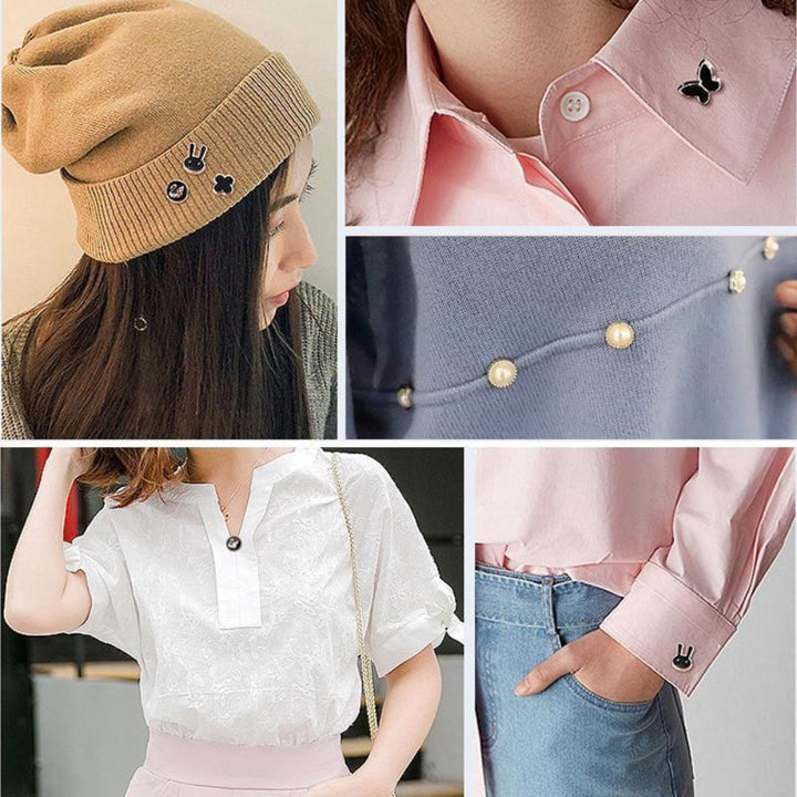 Decorative Brooches Clothing Accessories Stylish Set