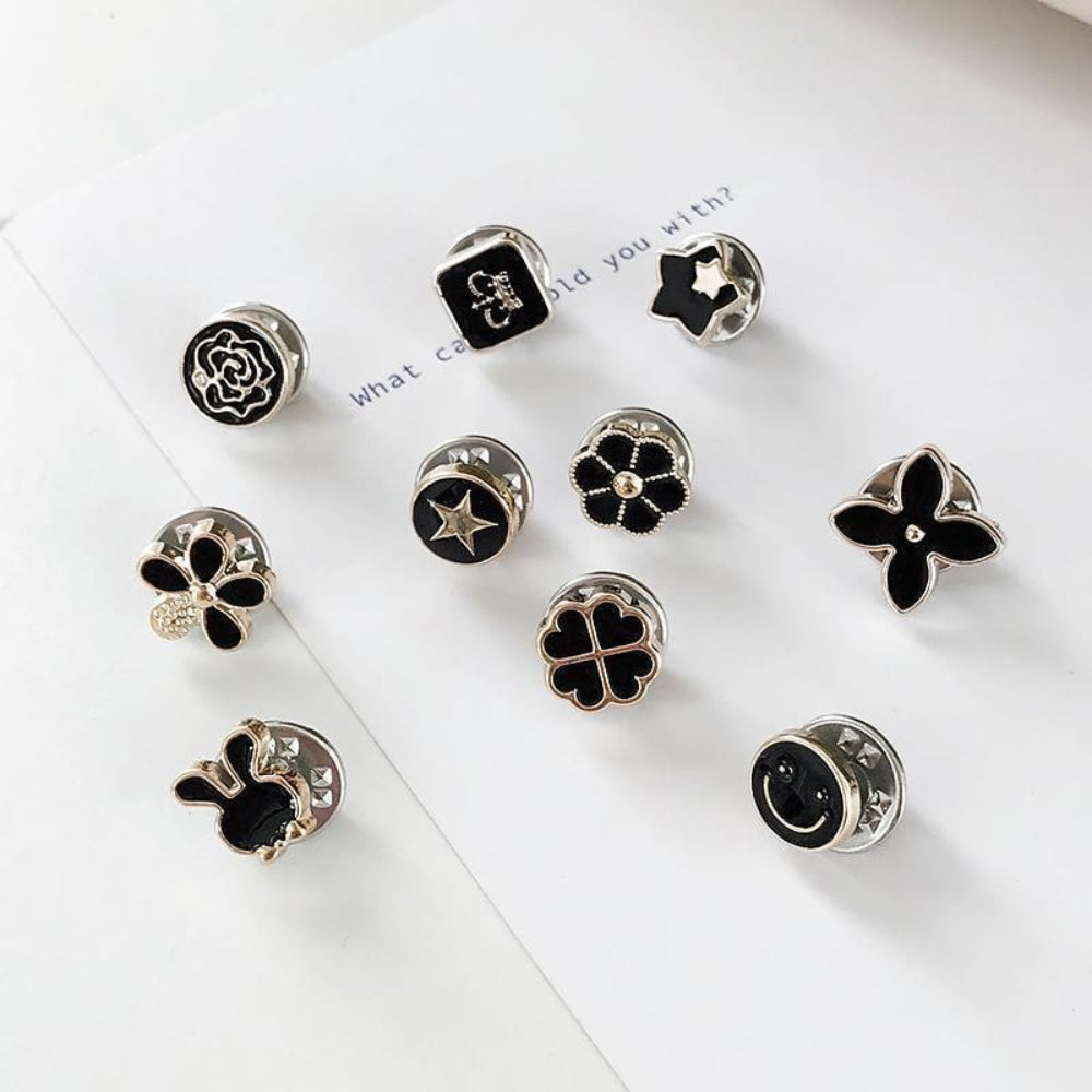 Decorative Brooches Clothing Accessories Stylish Set