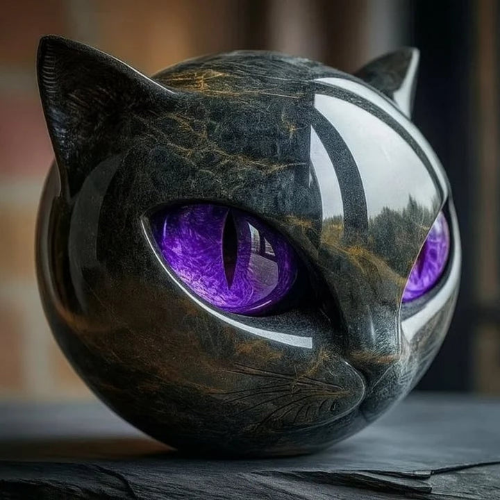 Decorative Cat Sculpture Unique Home Accent Modern Interiors