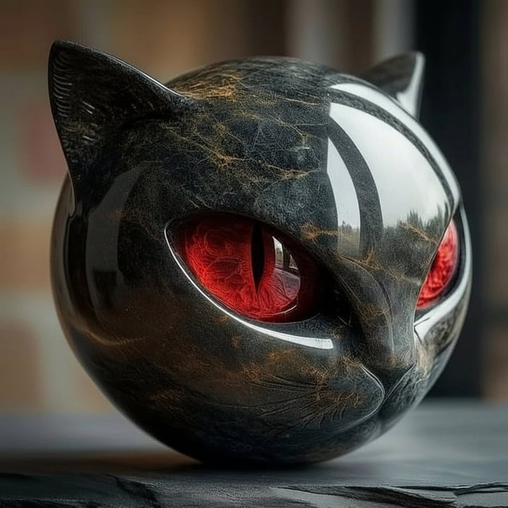 Decorative Cat Sculpture Unique Home Accent Modern Interiors