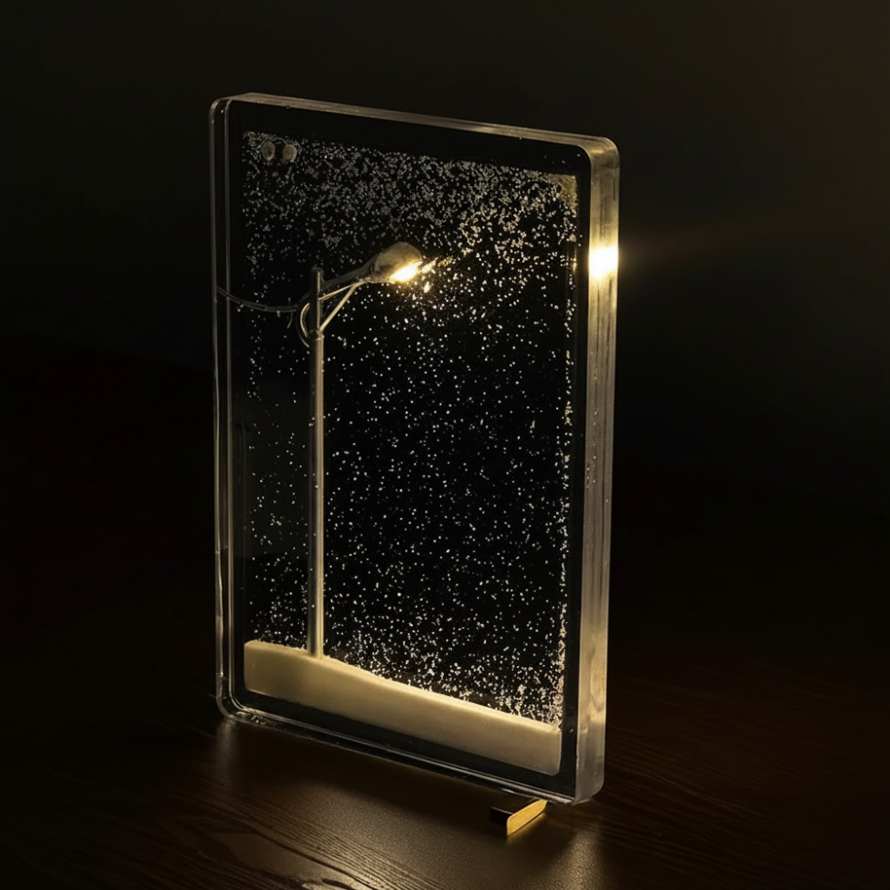 Decorative Lighting Magical Light Winter Snowfall Lamp