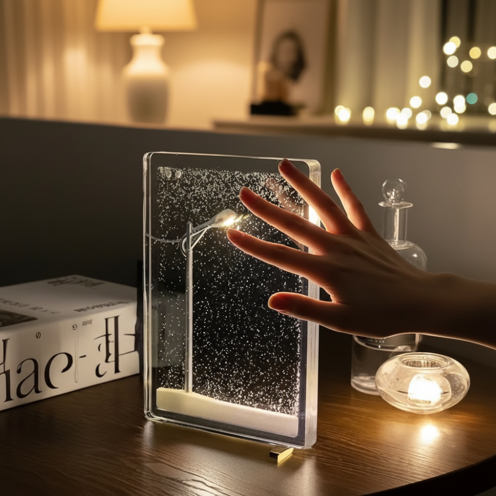 Decorative Lighting Magical Light Winter Snowfall Lamp