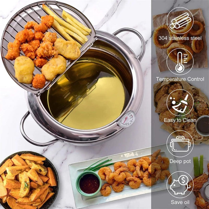 Deep Fryer Kitchen Appliance Temperature Control System