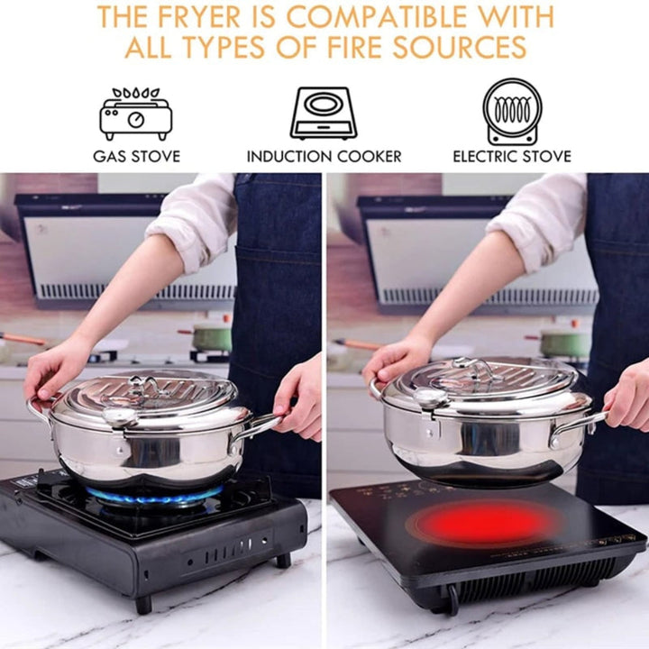 Deep Fryer Kitchen Appliance Temperature Control System