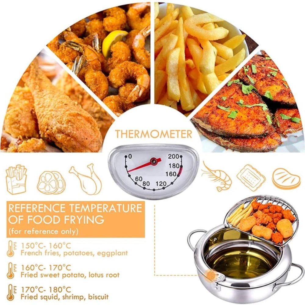 Deep Fryer Kitchen Appliance Temperature Control System