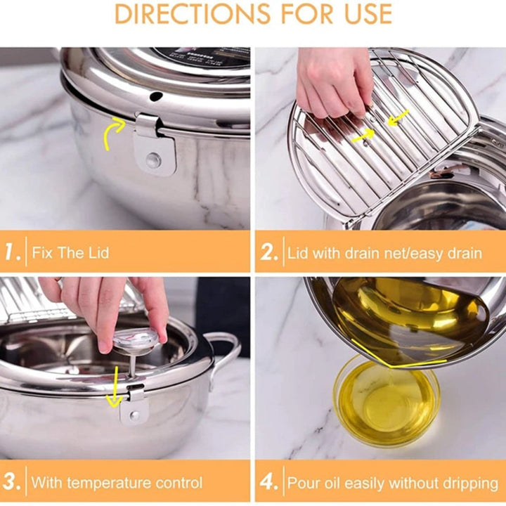 Deep Fryer Kitchen Appliance Temperature Control System