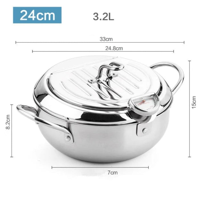 Deep Fryer Kitchen Appliance Temperature Control System