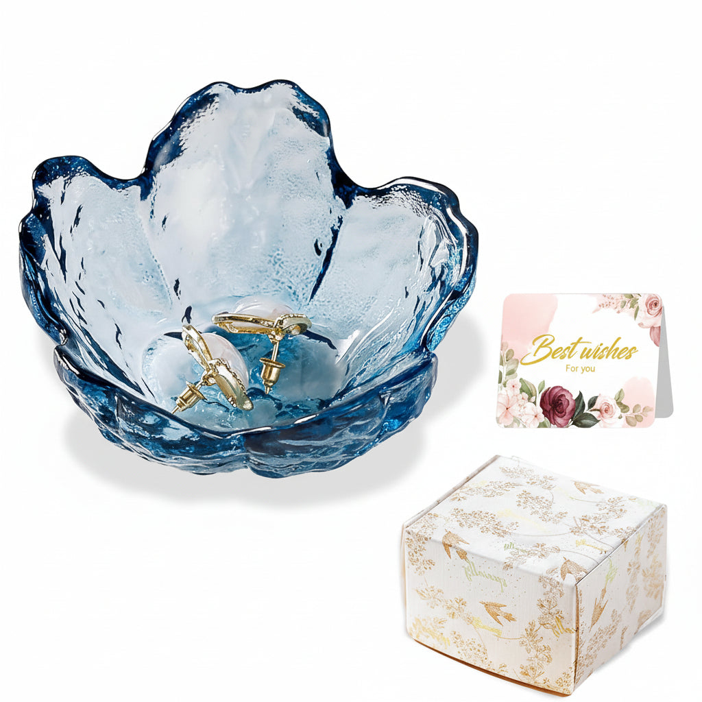 Mothers Day Flower Jewellery Dish Ceramic Ring Holder Tray Gift