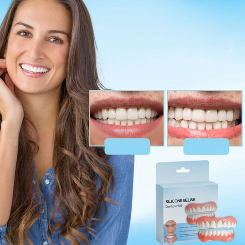 Denture Adhesive Denture Reline Kit Adjustable Fit Tray