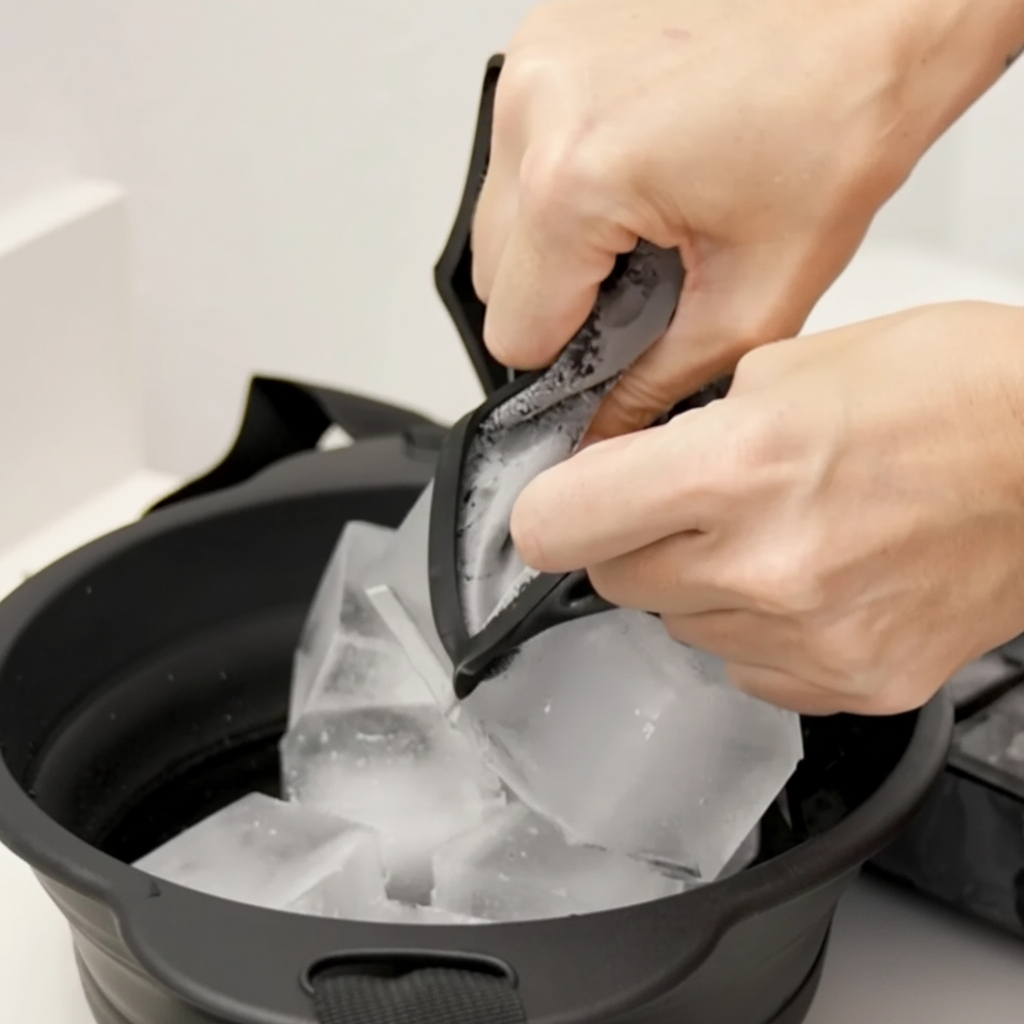 Desk Fan Cooling Shower Ice Therapy Cold Plunge Shower