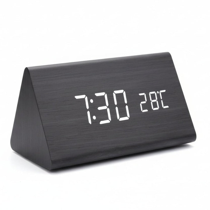 Digital Alarm Clock Modern Design Multi Function Display