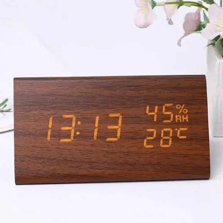 Digital Alarm Clock Modern Design Multi Function Display