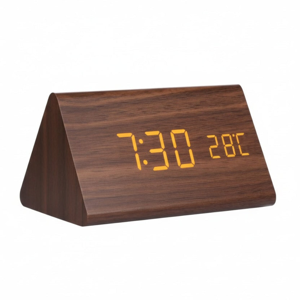 Digital Alarm Clock Modern Design Multi Function Display