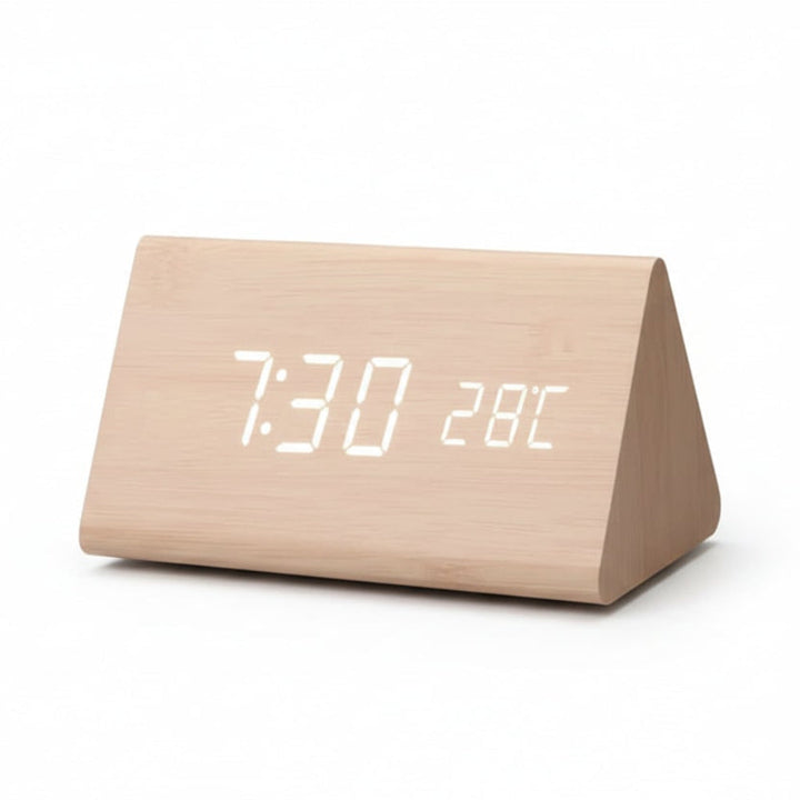 Digital Alarm Clock Modern Design Multi Function Display