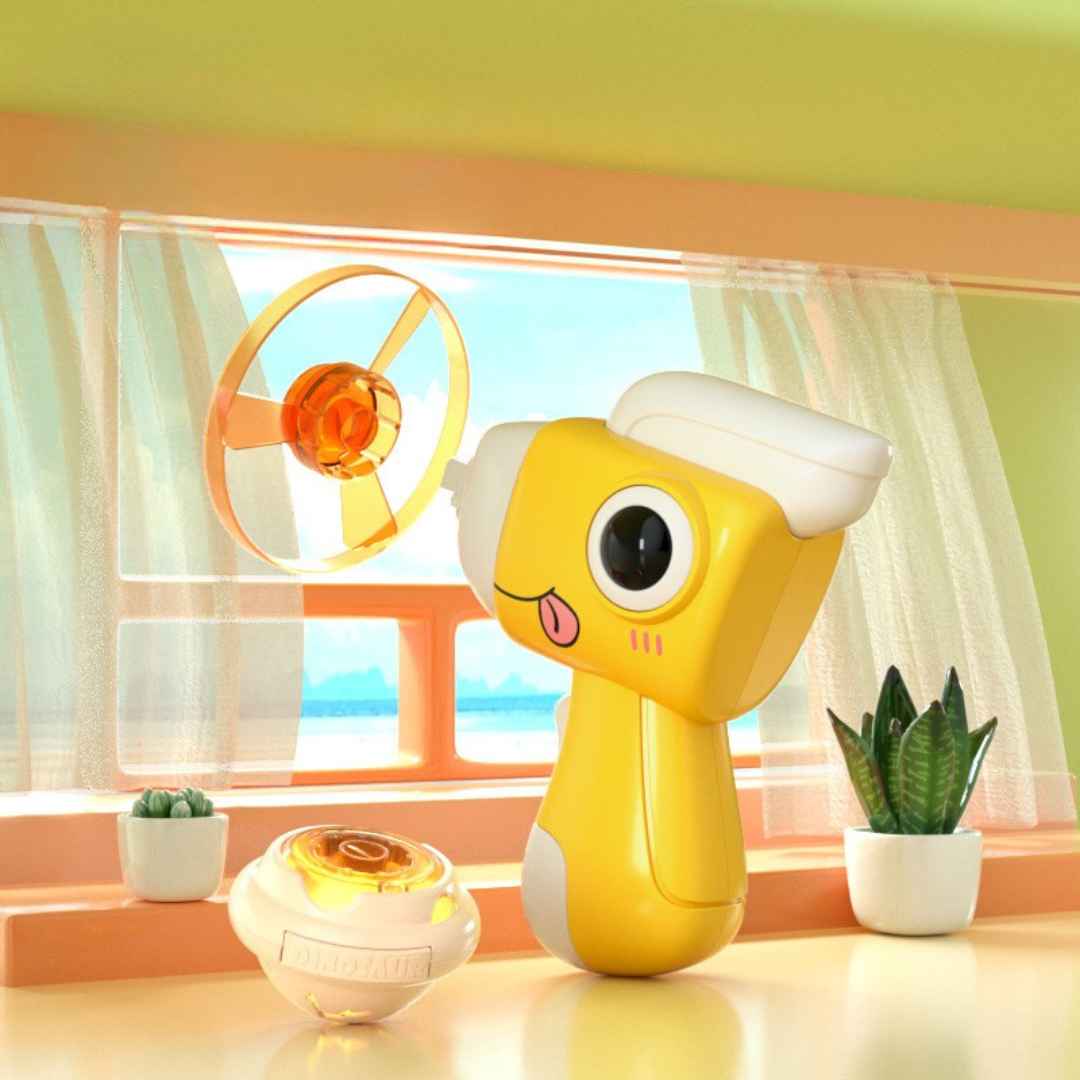 Dinosaur Toy Spinning Top Launcher Fridge Magnet