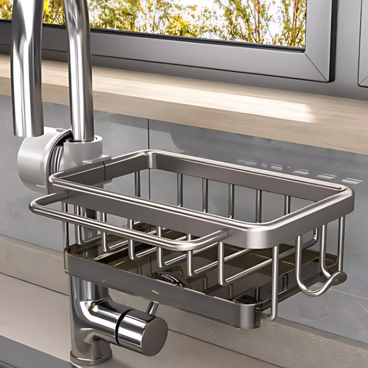 Dish Drying Rack Sink Caddy Organizer Kitchen Storage Basket