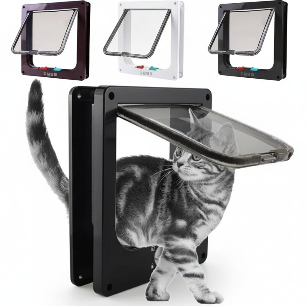 Dog Door Cat Door Pet Door Four Way Locking System
