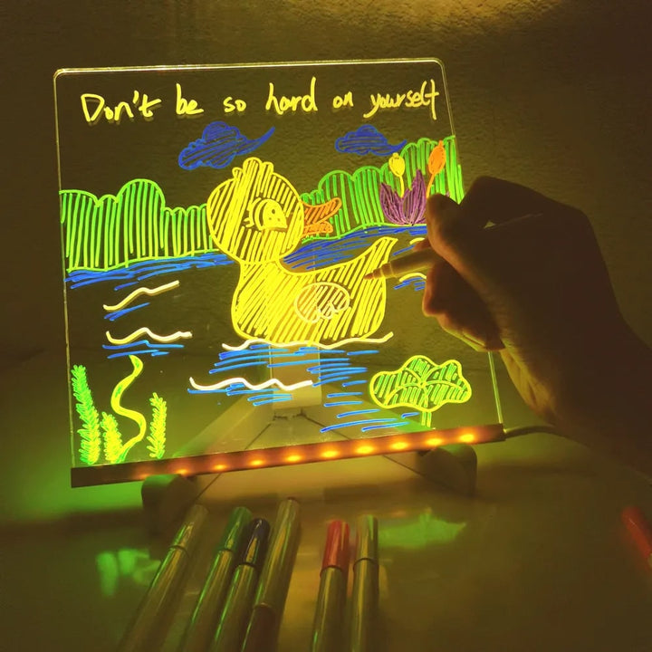 Drawing Tablet LED Drawing Board Light Up Art Display