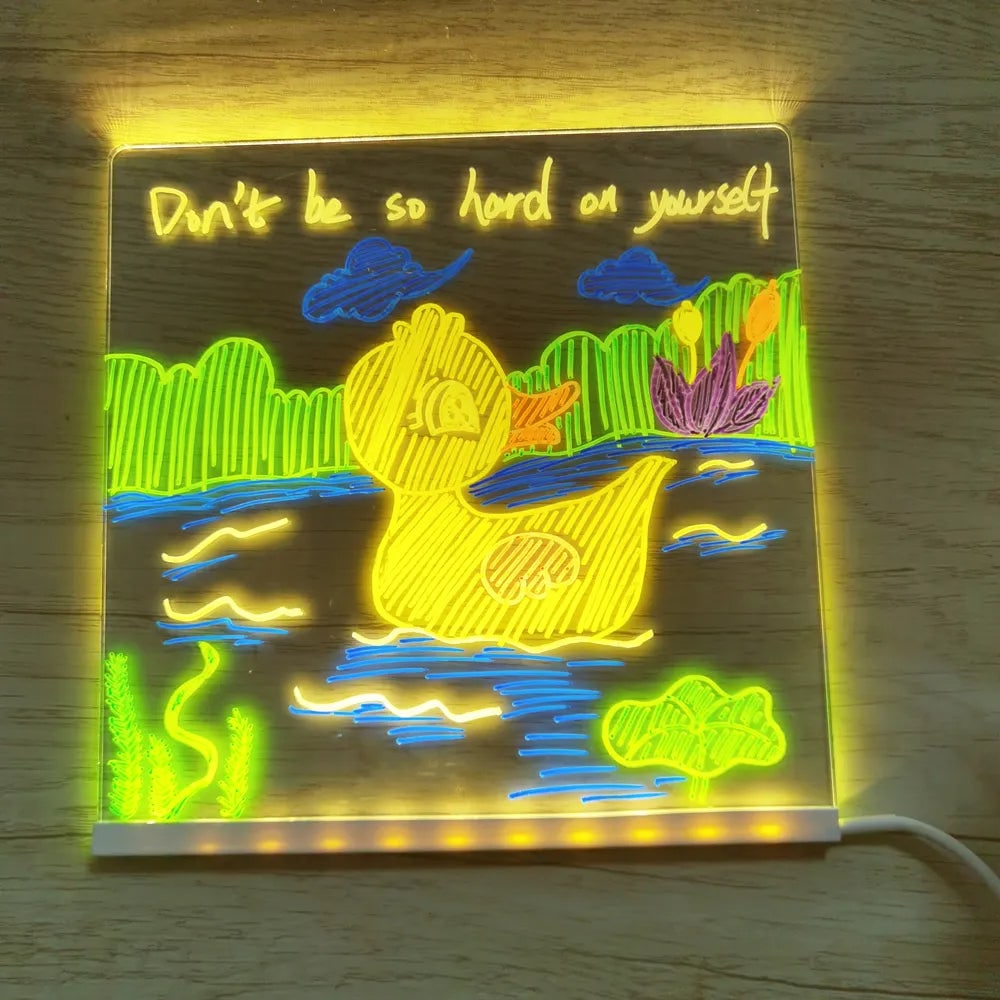 Drawing Tablet LED Drawing Board Light Up Art Display