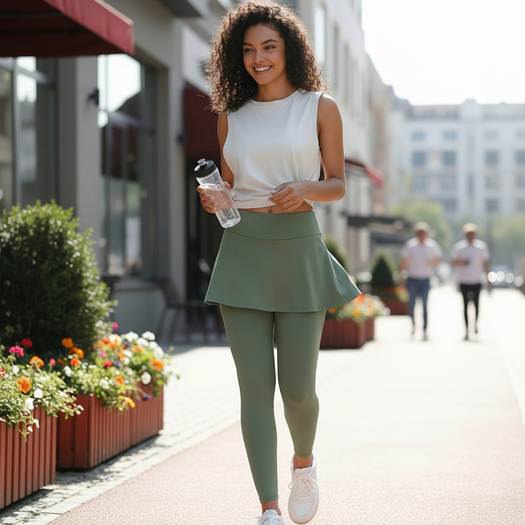 High Waist Pickleball Flared Yoga Trousers Stretch Leggings