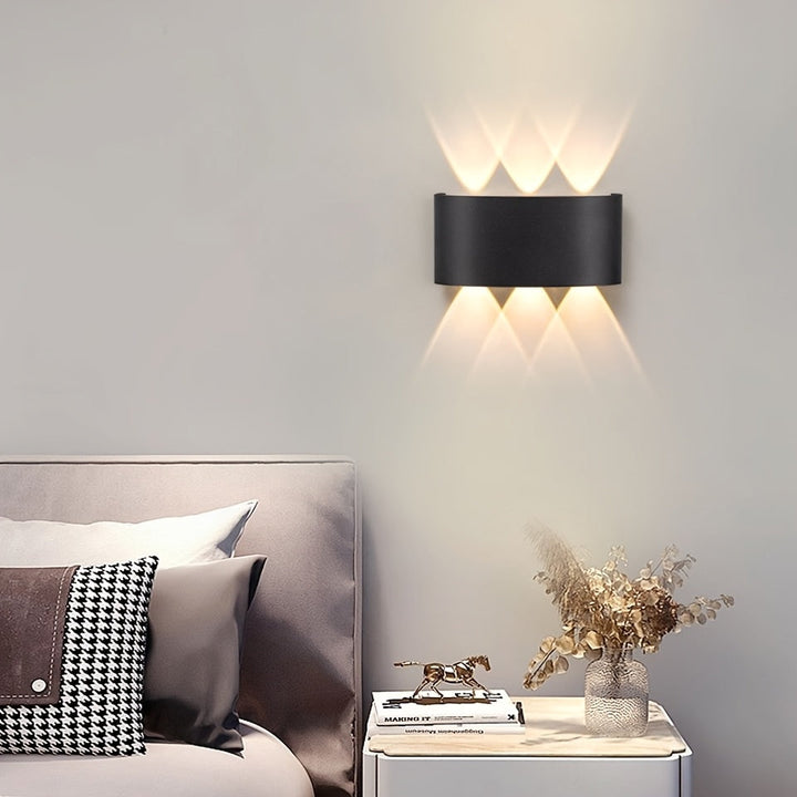 Modern Dual Beam LED Wall Light | Indoor &amp; Outdoor IP55