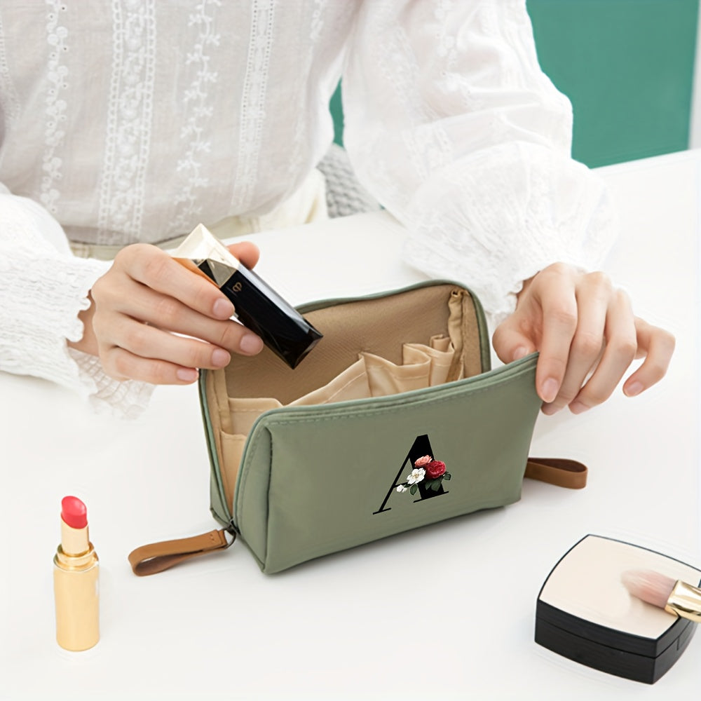 Makeup Bag Travel Cosmetic Organizer Mothers Day Letter Case
