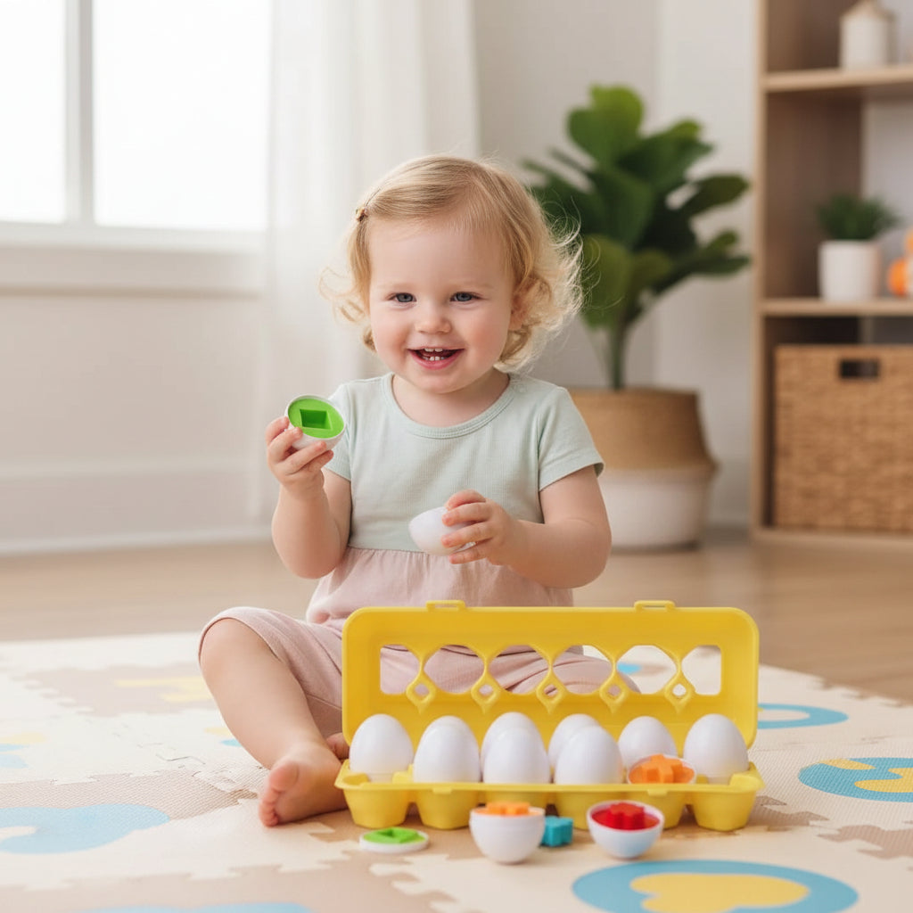 Educational Toy Toddlers Learning Shapes Interactive Play