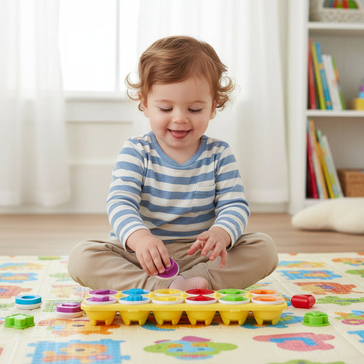 Educational Toy Toddlers Learning Shapes Interactive Play