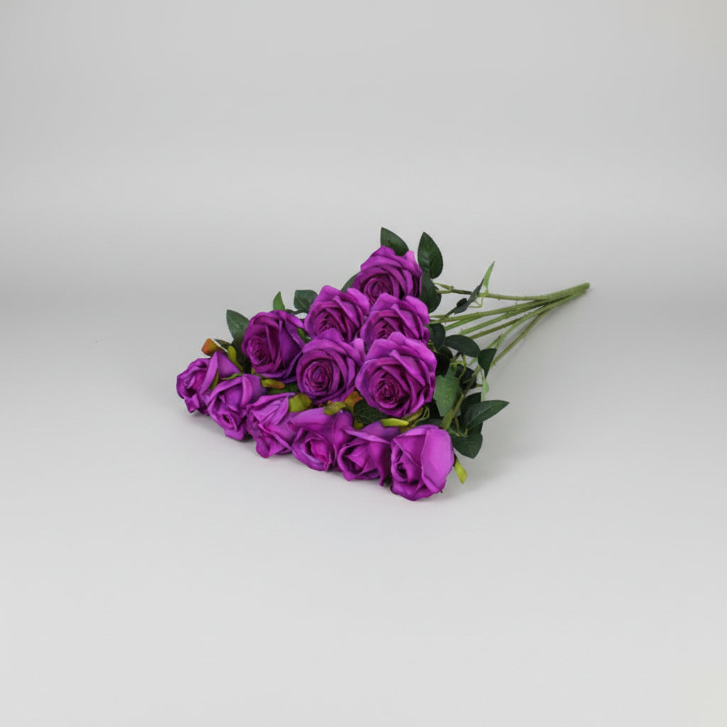 Mothers Day Artificial Flowers Rose Bouquet Red Roses Decor
