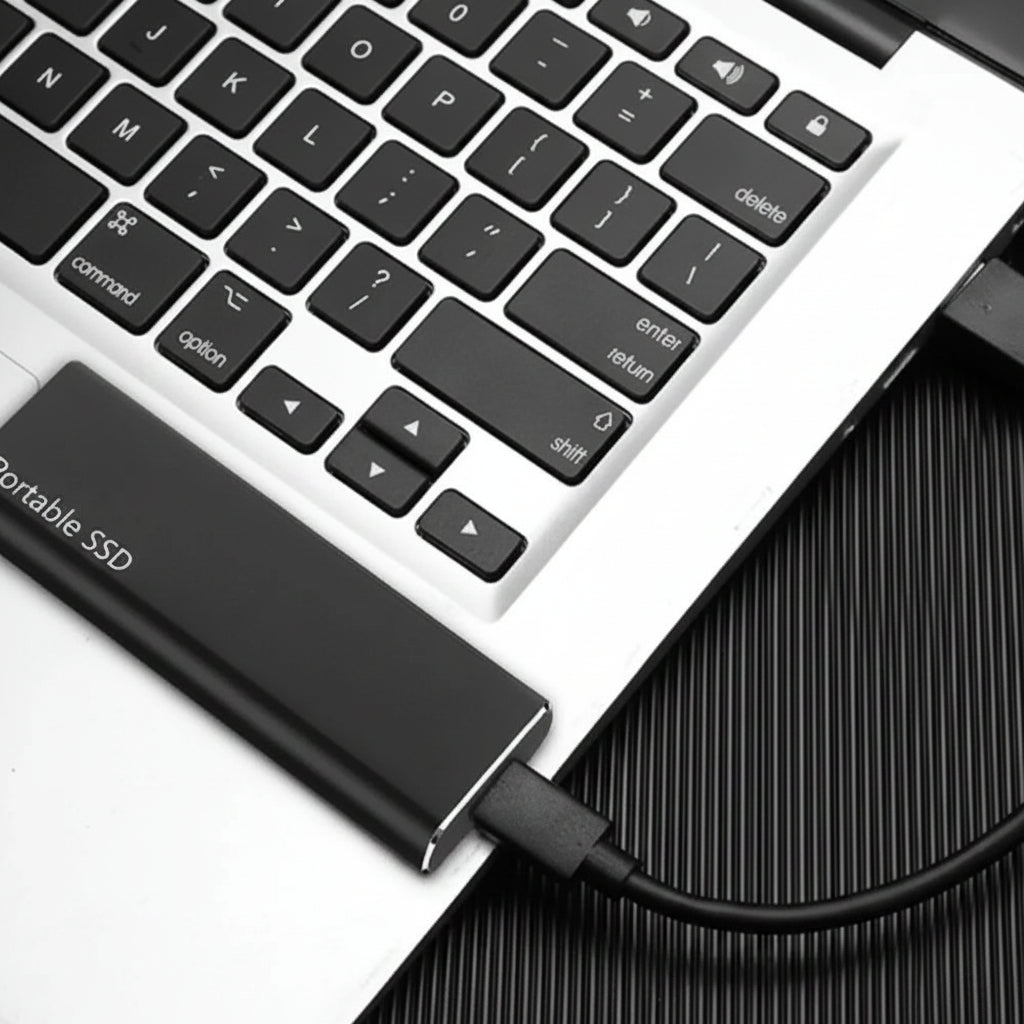 External Hard Drive Portable SSD USB C Storage Device Compact Design