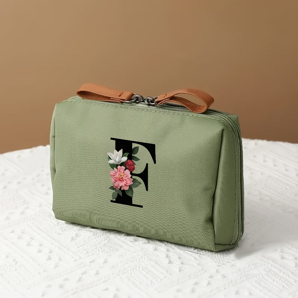 Makeup Bag Travel Cosmetic Organizer Mothers Day Letter Case
