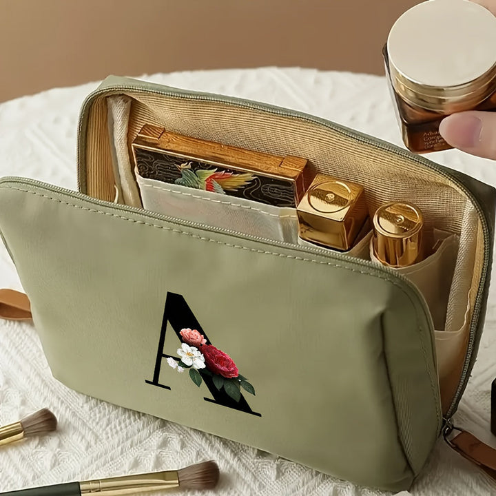 Makeup Bag Travel Cosmetic Organizer Mothers Day Letter Case