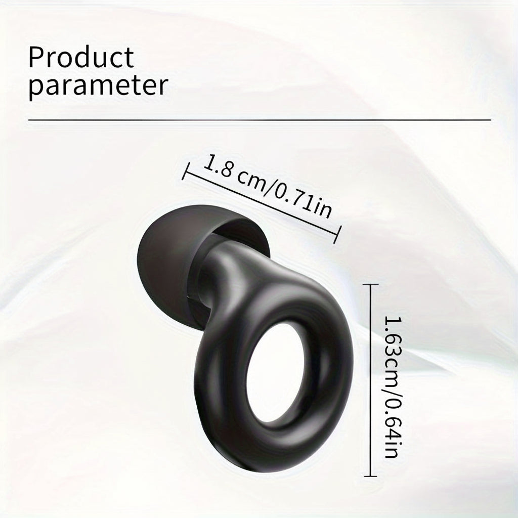 Ear Plugs Reusable Silicone Noise Cancelling Sleep Earbuds