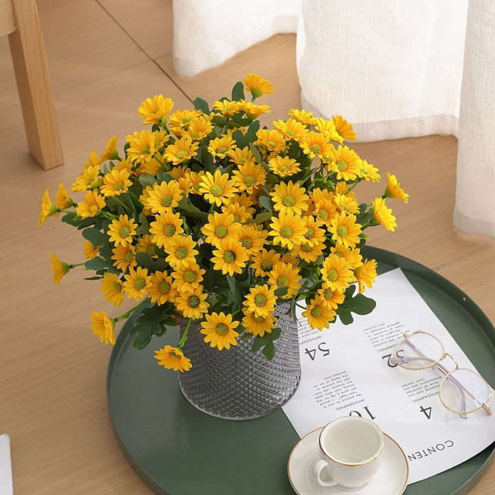 Mothers Day Artificial Flowers Daisy Bouquet Table Centerpiece Decor
