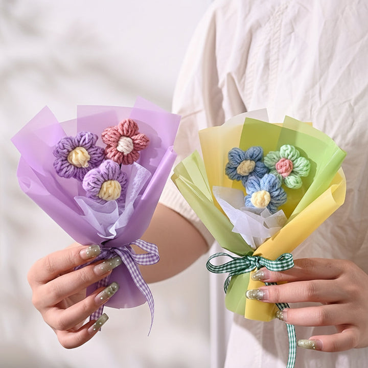 Mothers Day Gift Bouquet Handmade Flower Mini Fabric Bouquet