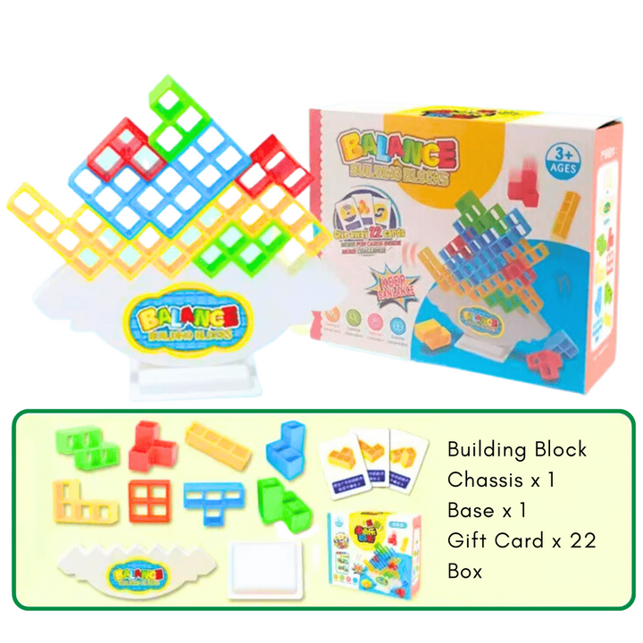 Family Board Game Stacking Block Game Fun All Ages