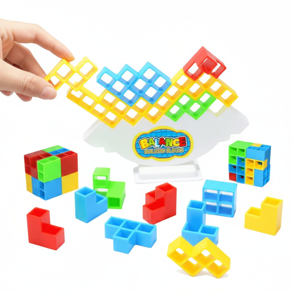 Family Board Game Stacking Block Game Fun All Ages