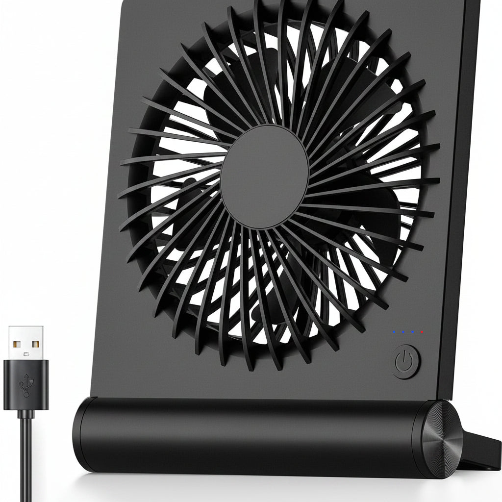 Fan Cooling Box Portable USB Compact Foldable Desktop Clip