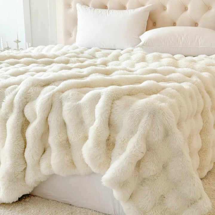 Faux Fur Blanket Cozy Soft Plush Throw