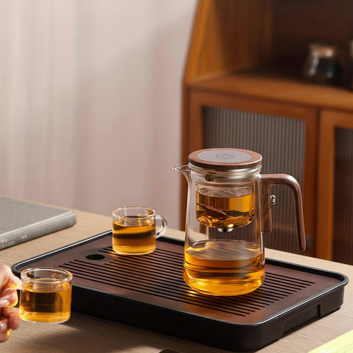Glass Teapot Infuser Loose Leaf Tea Maker Pitcher