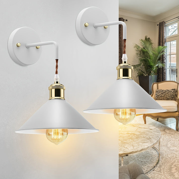 Modern Metal Wall Sconce | Industrial Oil-Rubbed Wall Light Fixture