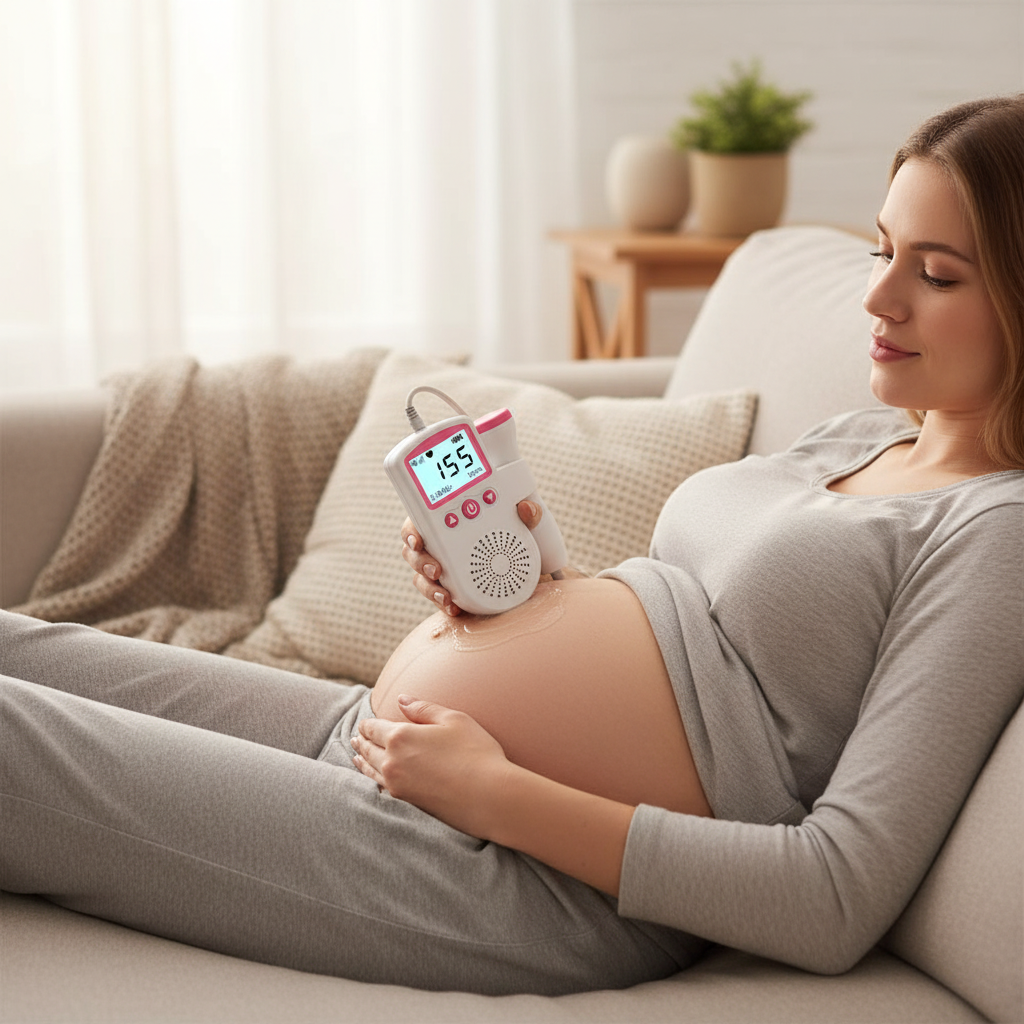 Fetal Heartbeat Monitor Portable Digital Display Device