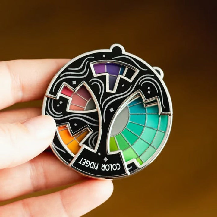 Fidget Pin Creativity colour Theory Interactive Toy