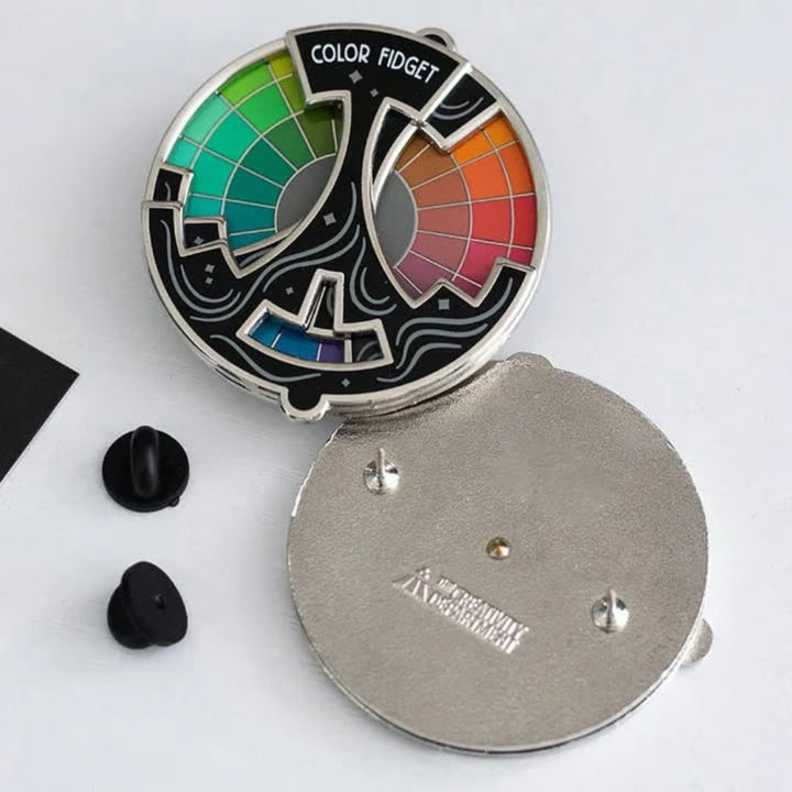 Fidget Pin Creativity colour Theory Interactive Toy