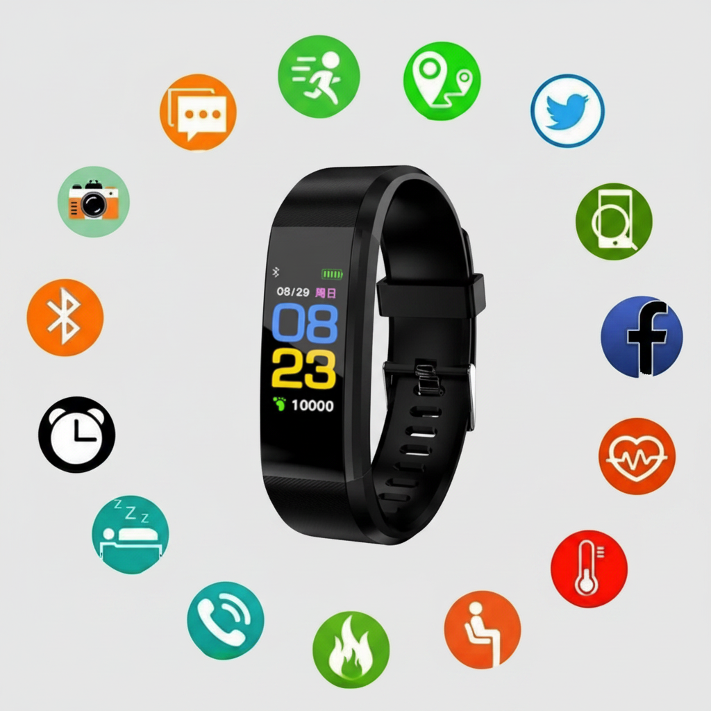 Fitness Tracker Smartwatch Wristband Activity